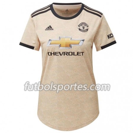 Camisetas Mujer Manchester United Segunda Equipacion 2019/2020 